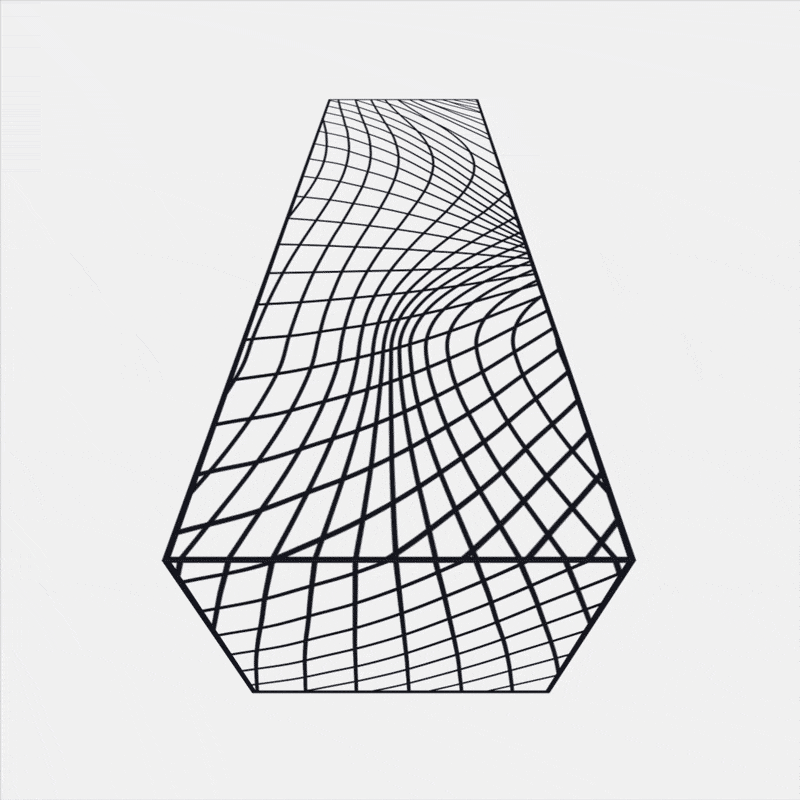 Design experiment showing algorithmicly generated visuals