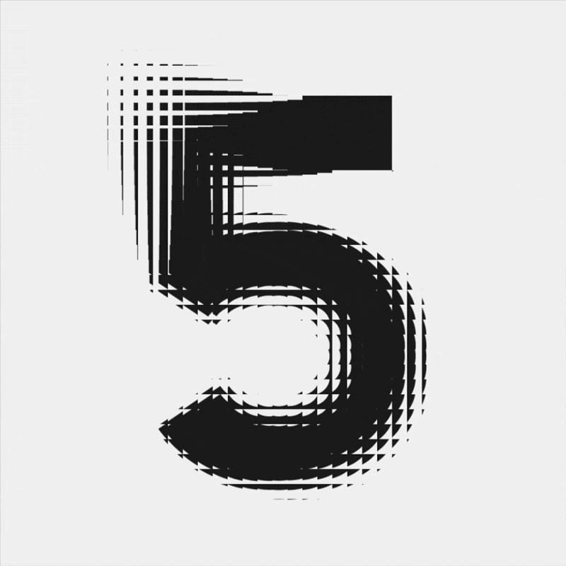 Design experiment showing algorithmicly generated visuals