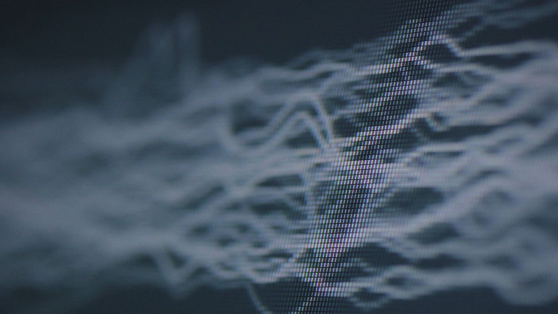 Design experiment showing algorithmicly generated visuals