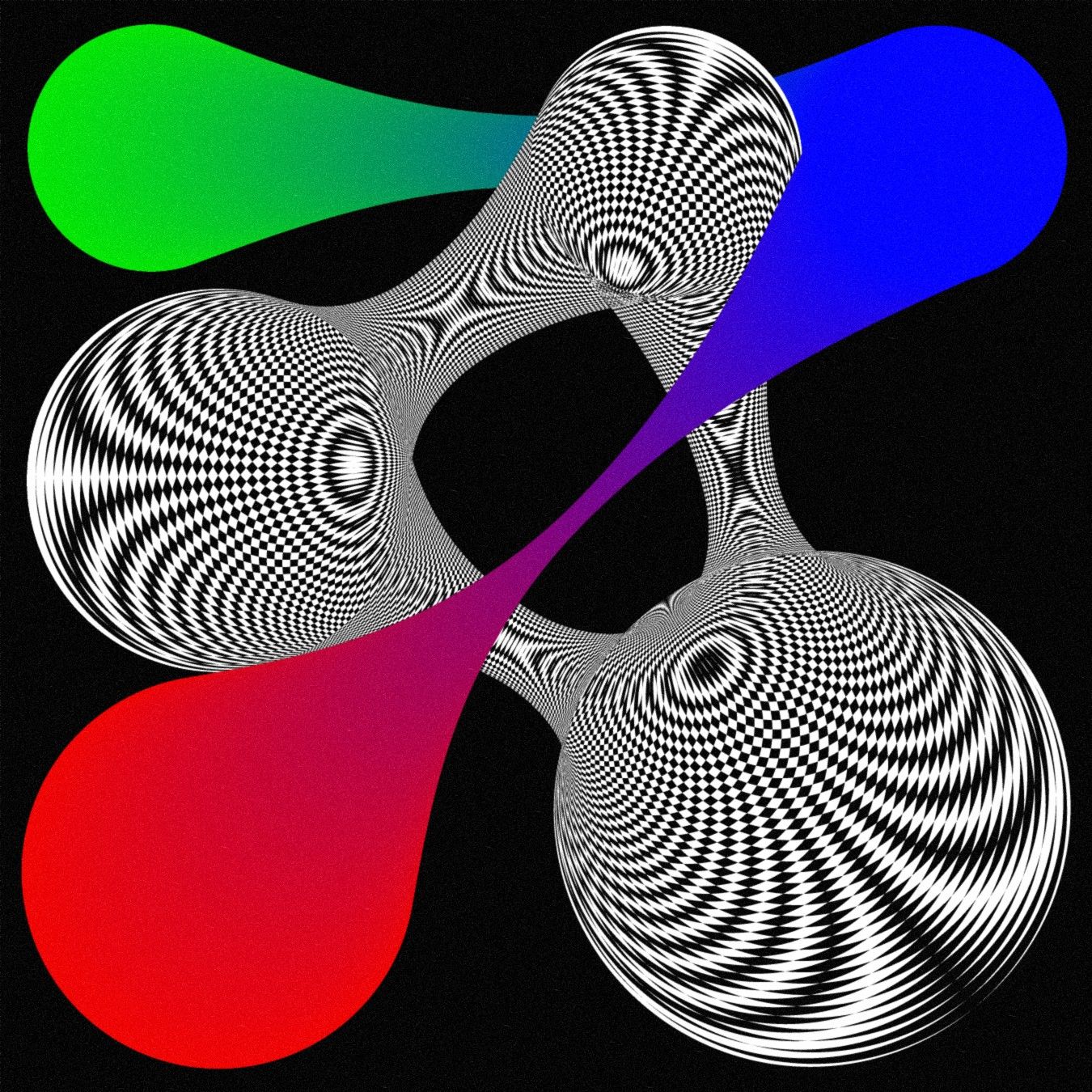 Design experiment showing algorithmicly generated visuals