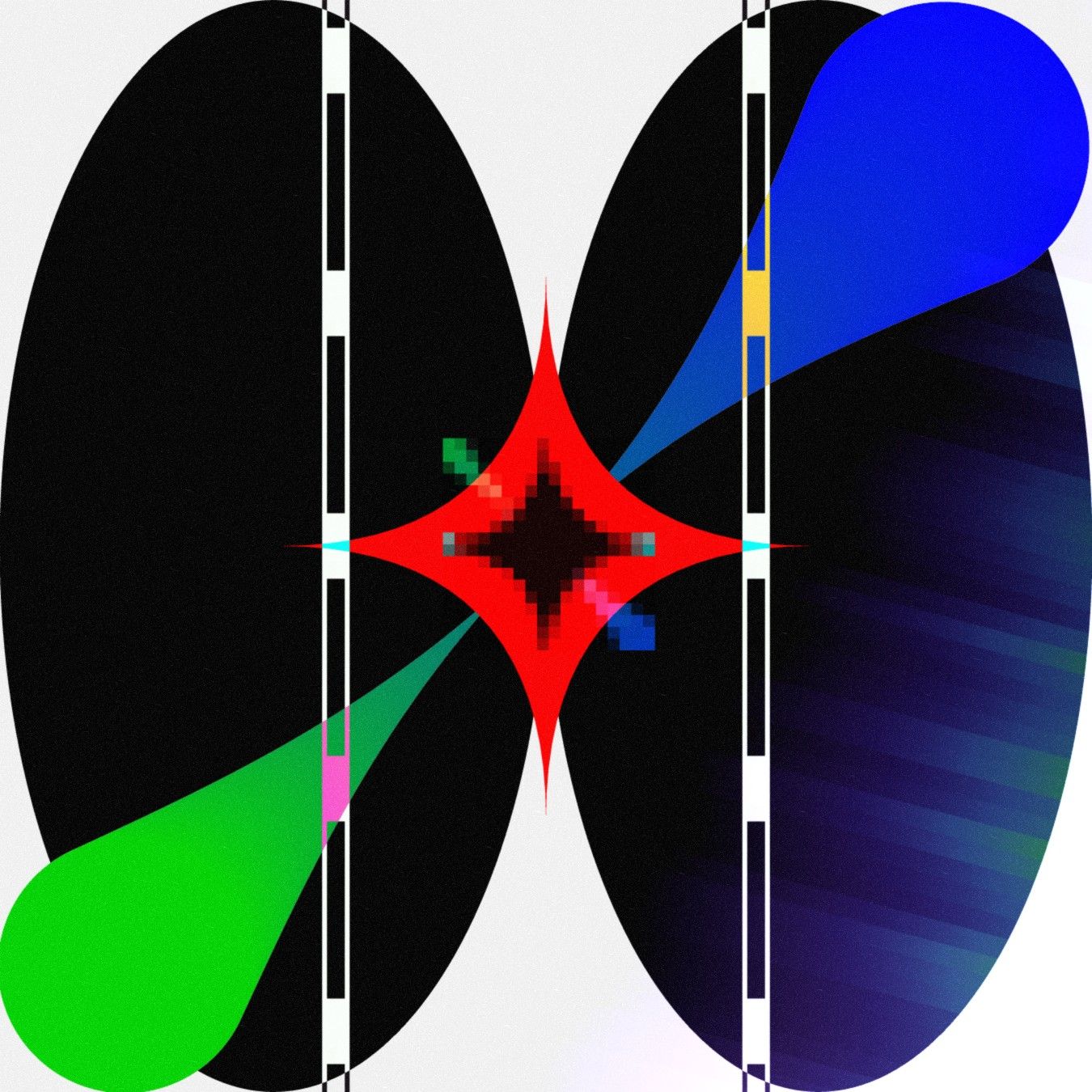 Design experiment showing algorithmicly generated visuals