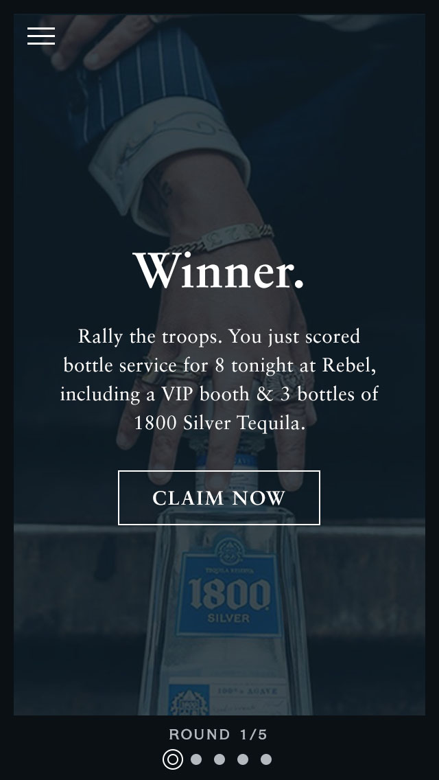 1800 Tequila - Web Experience